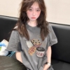 胖MM特大碼卡通印花短袖T恤