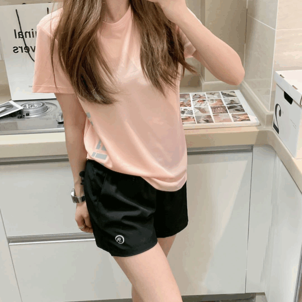 速乾輕氧運動套裝 | 夏季女冰絲薄彈性健身跑步瑜珈服+休閒短褲兩件套