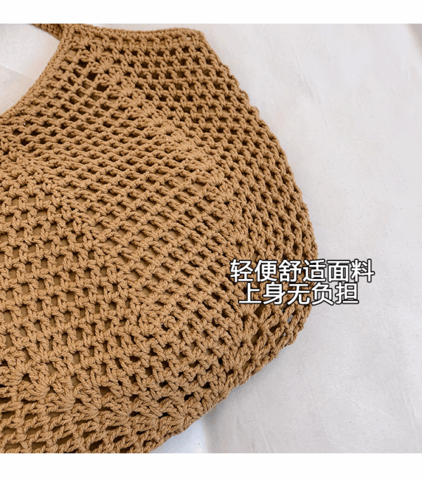 編織草編包 | 女大容量2025新款春夏百搭休閒單肩海邊度假沙灘包