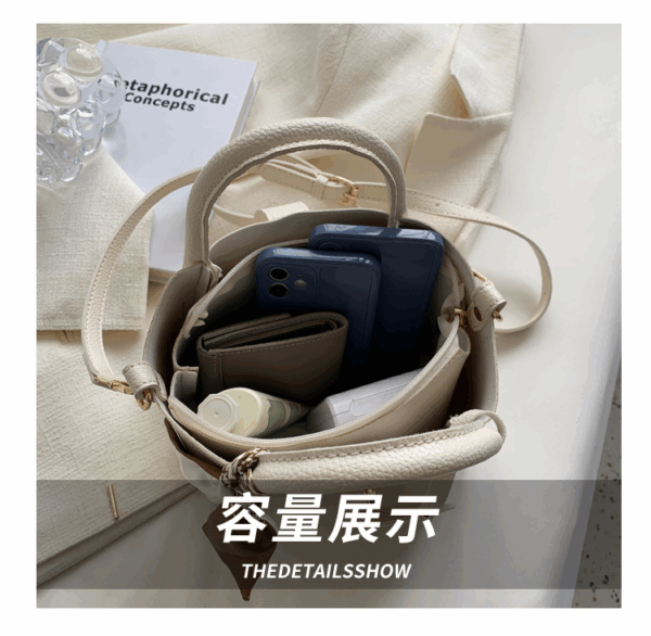 小香風斜背包手提水桶包 | 小眾包包女包2025新款潮流秋冬菜籃子