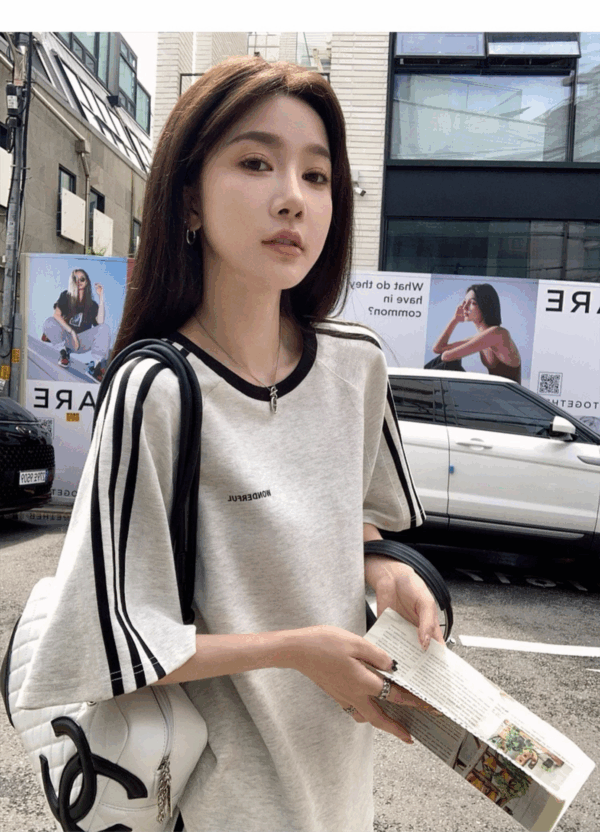 歐貨純棉休閒運動服 | 時尚套裝女夏學生寬鬆韓版短袖+短褲跑步兩件套