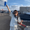 歐貨純棉休閒運動服 | 時尚套裝女夏學生寬鬆韓版短袖+短褲跑步兩件套